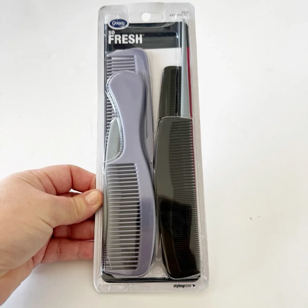Goody SO Fresh 6 Combs Variety Pack 2006 New In Sealed Package Vintage Hair NIB